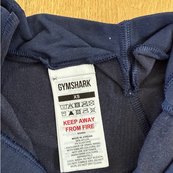Gymshark Vital Midi Zip Up Jacket Size XS Blue - Picture 2 of 3